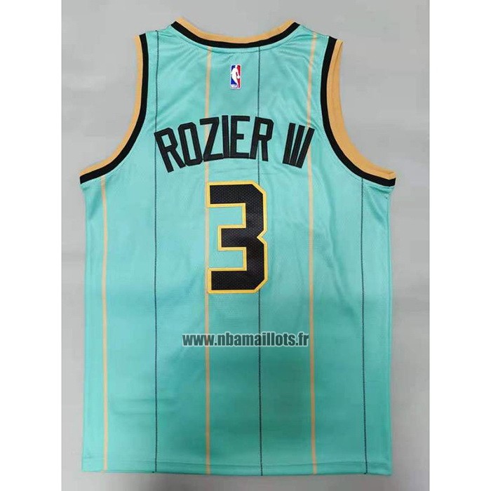 Maillot Charlotte Hornets Terry Rozier III NO 3 Ville 2020-21 Vert